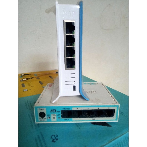 Jual MikroTik HAP Lite RB941 2nD MikroTik HEX RB750 Usaha Voucher Wifi