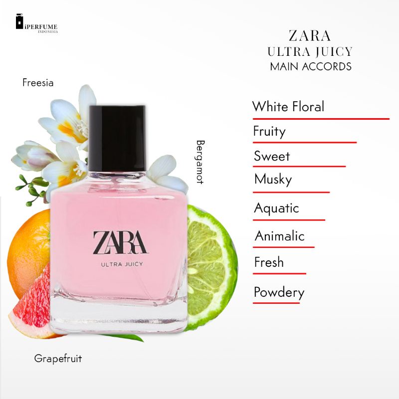 Jual Zara Ultra Juicy Original Singapore By Iperfume Indonesia Shopee