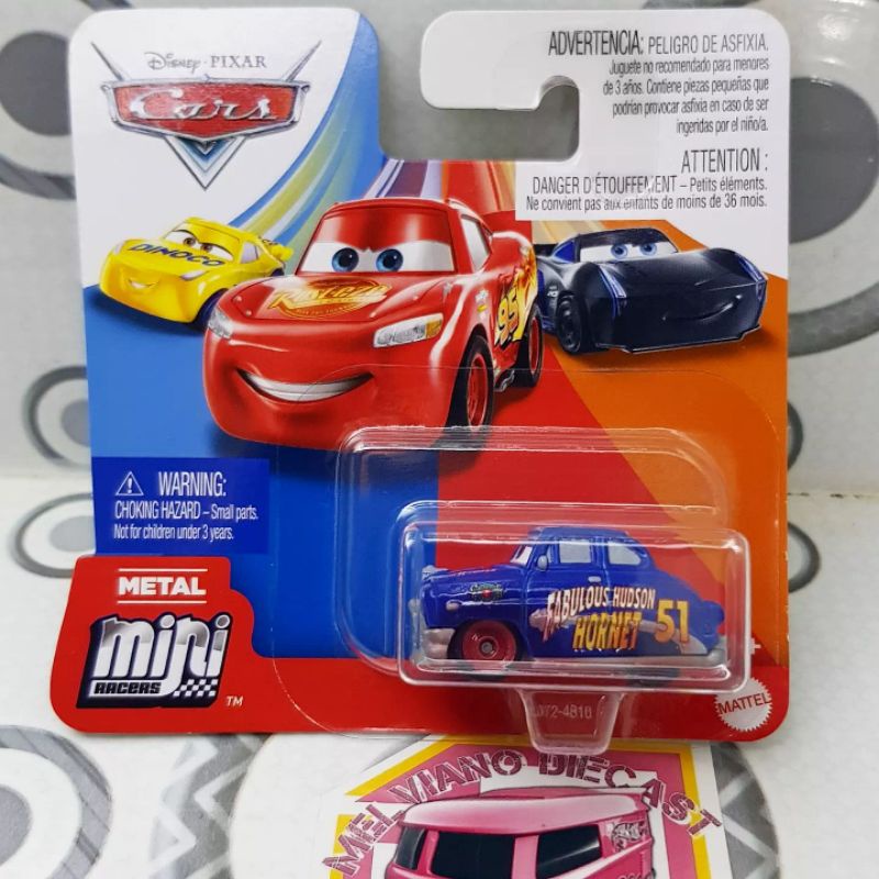 Jual Cars Mini Racers Fabulous Hudson Hornet Disney Pixar Mattel Racer