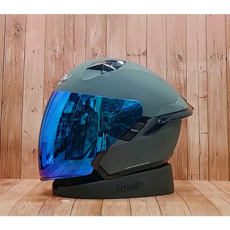 Jual Helm Rsv Sv Solid Charcol Dof Paket Ganteng Visor Iridiym