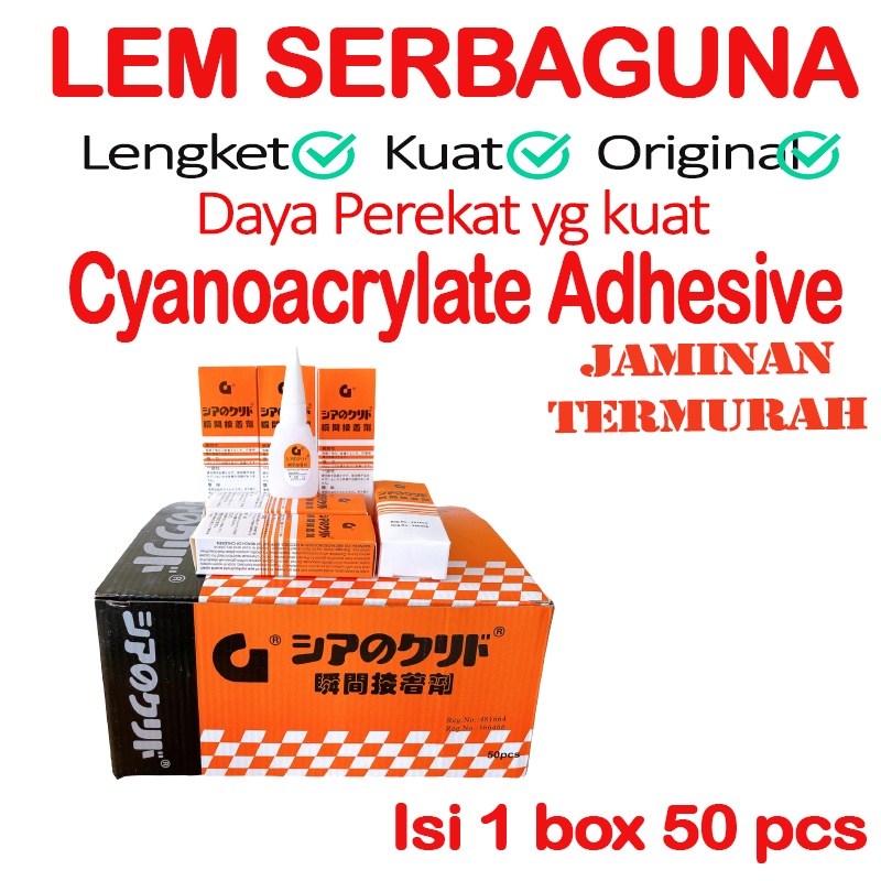 Jual Lem Korea Lem G Cyanoacrylate Adhesive W Box Pcs