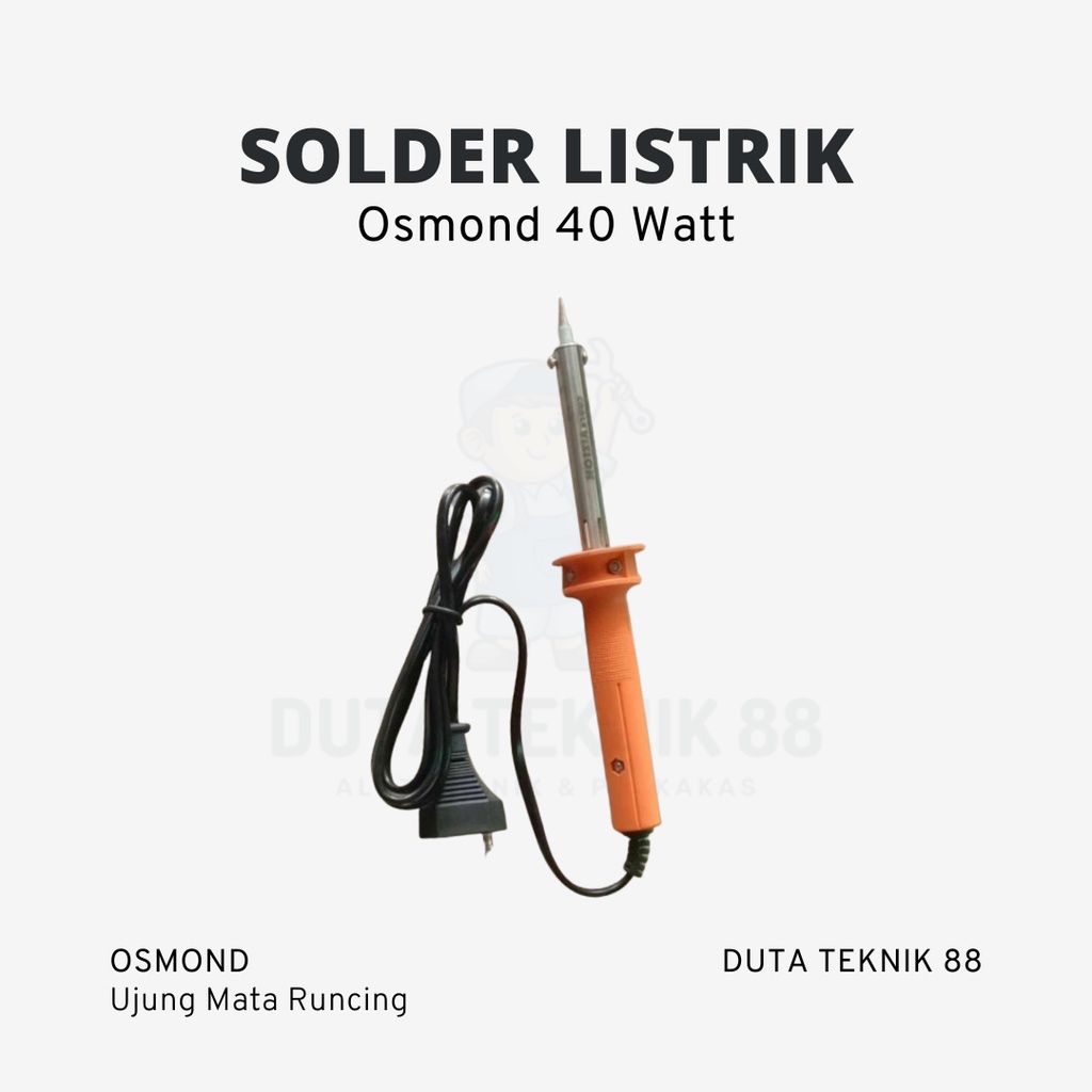 Jual Solder Listrik 40W Osmond Solder Tangan 40 Watt Shopee Indonesia