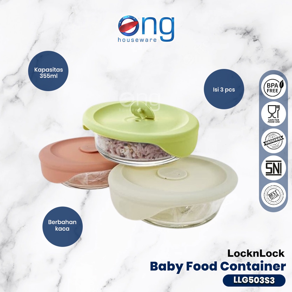 Jual LocknLock Lock Lock Baby Food Container Tempat Makan Wadah MPASI