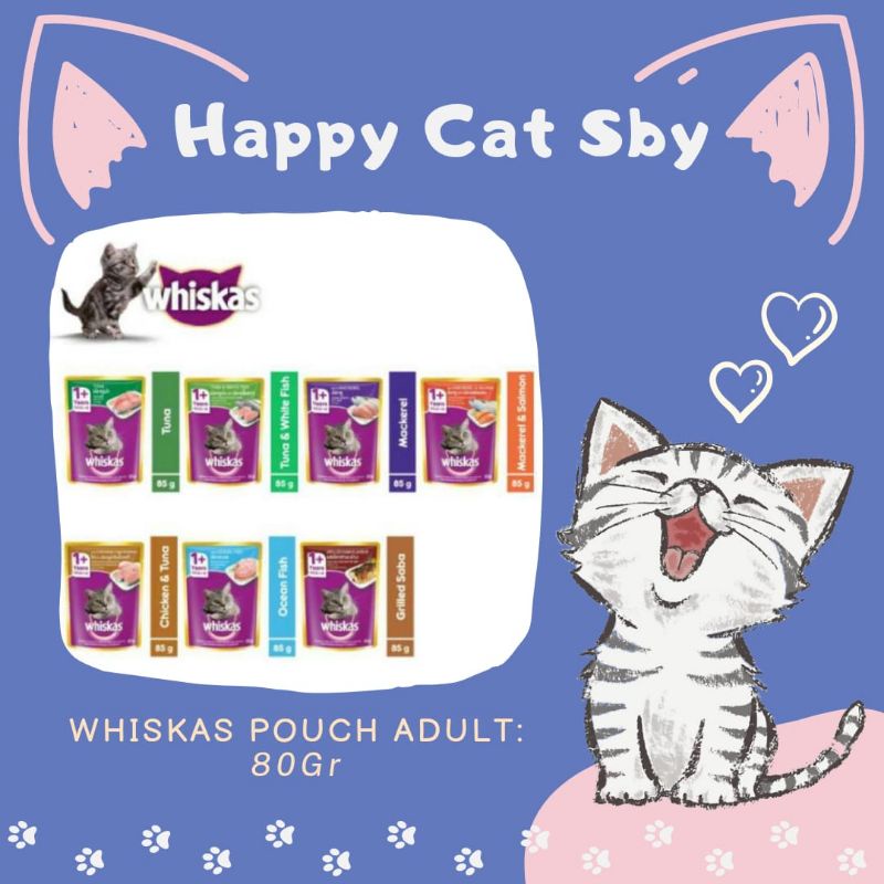 Jual Whiskas Adult Pouch Gr Isi Pouch Shopee Indonesia