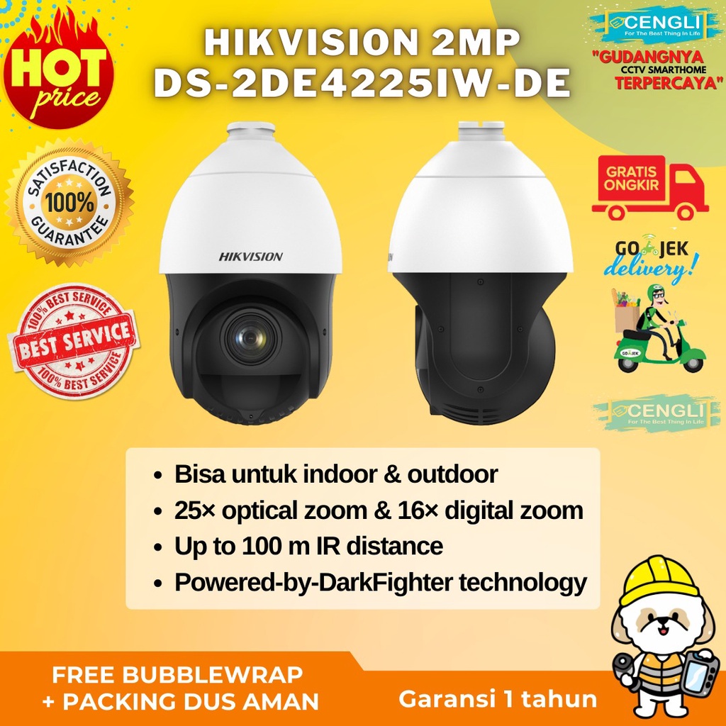 Jual Ptz Hikvision Ds De Iw De Mp X Ir Network Speed Dome Camera