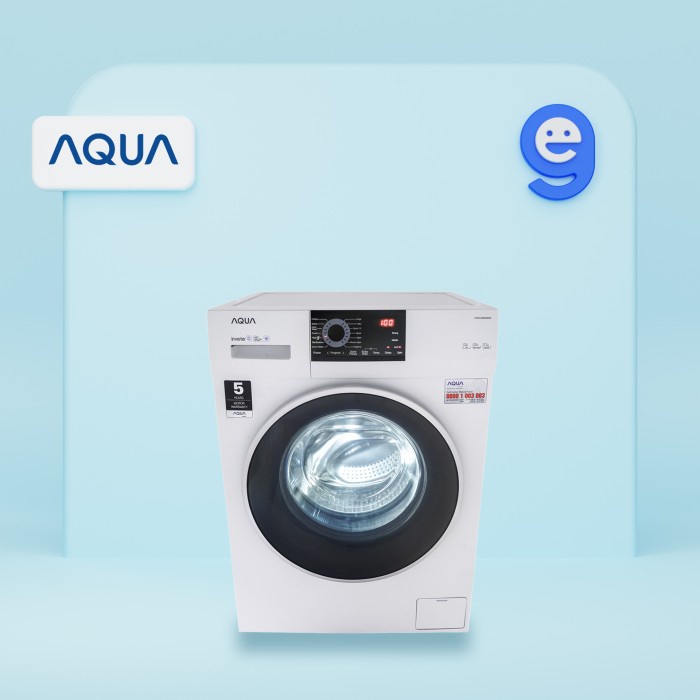 Jual Mesin Cuci Front Loading Aqua Japan Fqw Qd Inverter Kg