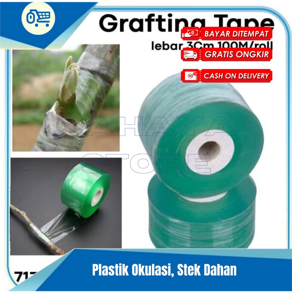 Jual Plastik Okulasi Grafting Tape 2cm X 100 Meter FEFARM 2CM