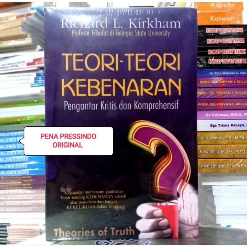 Jual Buku Teori Teori Kebenaran Richard L Kirkham Theories Of Truth