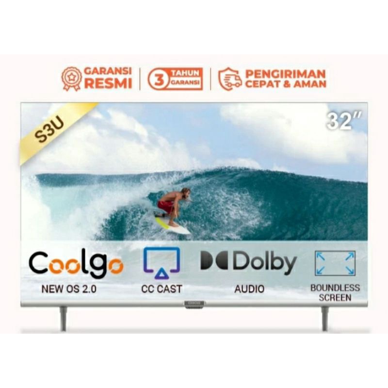 Jual Smart Digital TV Nonton Bola Layar Jernih Coocaa 32S3U HD 32 Inch