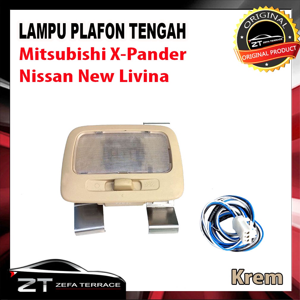 Jual Lampu Plafon Kabin XPander New Livina Original Warna Krem Lampu