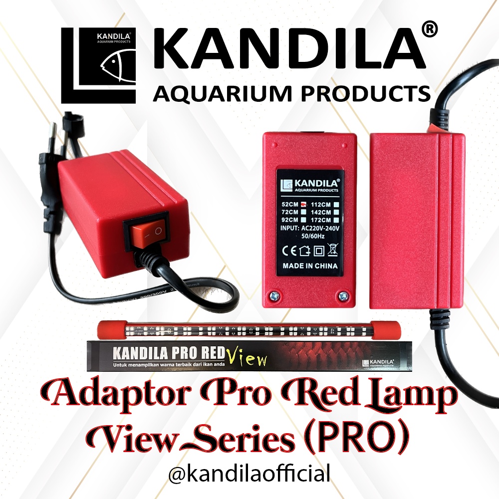 Jual Kandila Official Adaptor Lampu PRO Red View Series Lampu LED