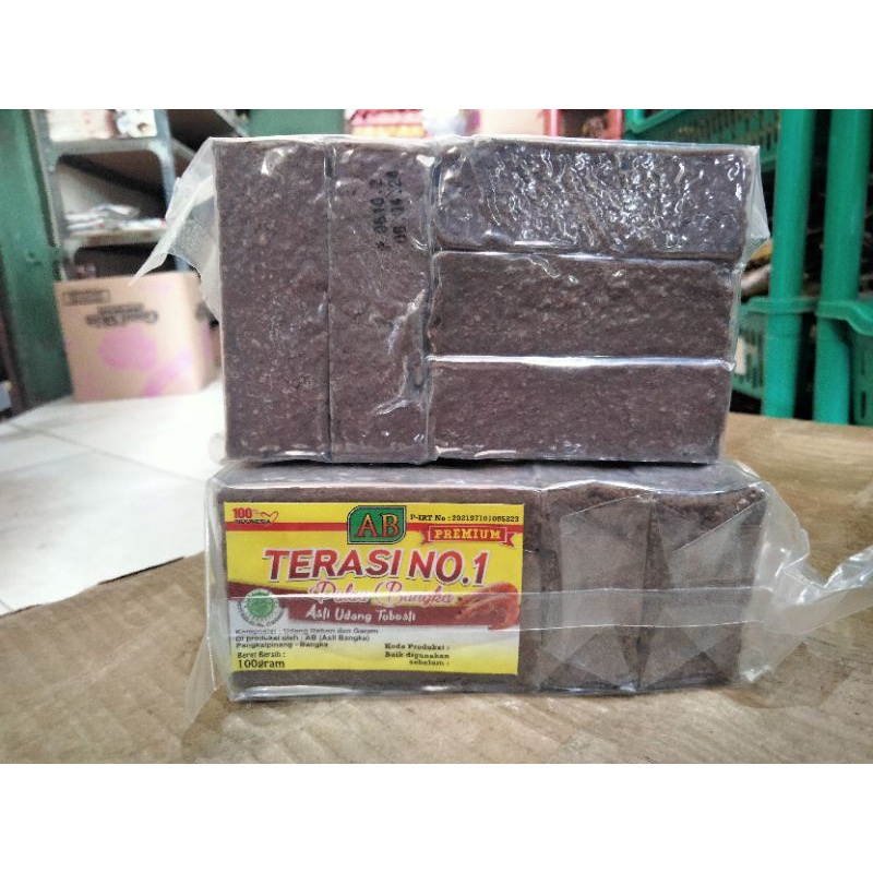 Jual Terasi No 1 Cap AB 500g 5x100g Shopee Indonesia