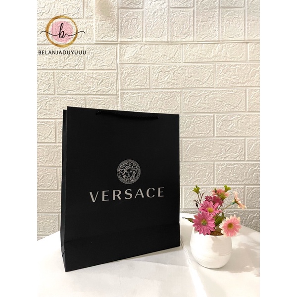 Jual Paper Bag Versace Pembungkus Kado Branded Shopee Indonesia