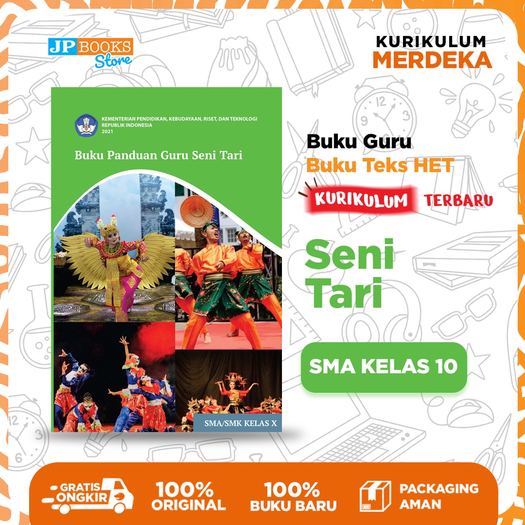 Jual Jp Books Buku Guru Teks Het Kurmer Sekolah Seni Tari Sma Kelas