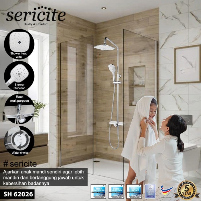 Jual Tiang Sericite Sh Shower Mandi Coloumn Tiang Hand Head Set