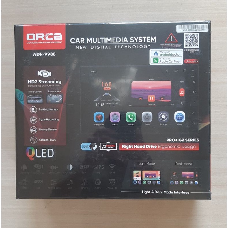 Jual Head Unit ANDROID ORCA ADR 9988 PRO Android ORCA PRO 7 Inchi RAM