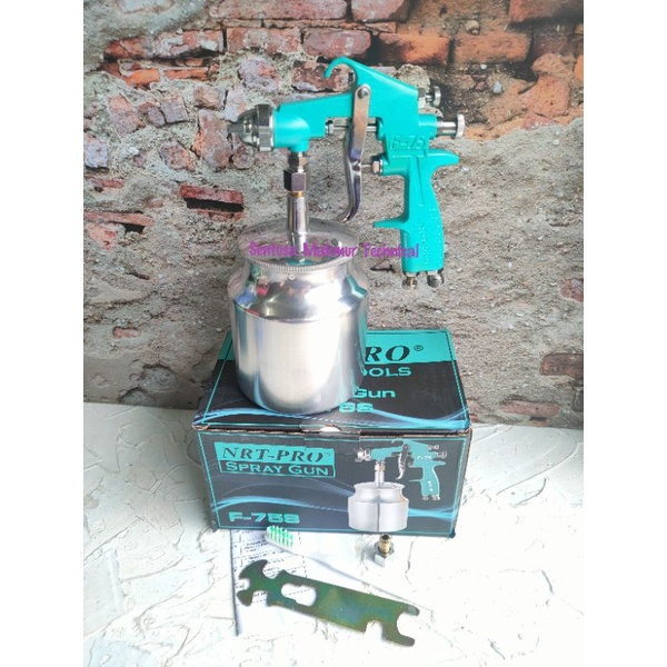 Jual NRT PRO F75 S Spray Gun Spraygun Semprot Cat Tabung Bawah 750 CC