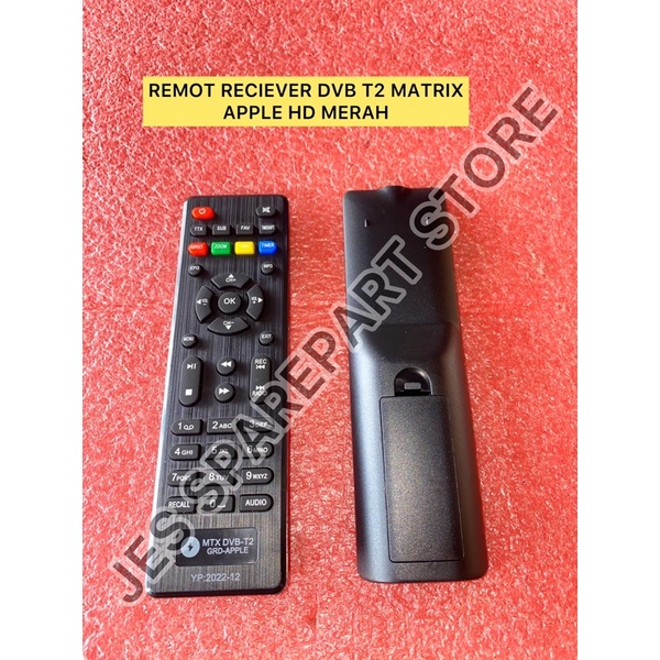 Jual Remot Reciever Remot Set Top Box Remot Stb Dvb T Matrix Apple