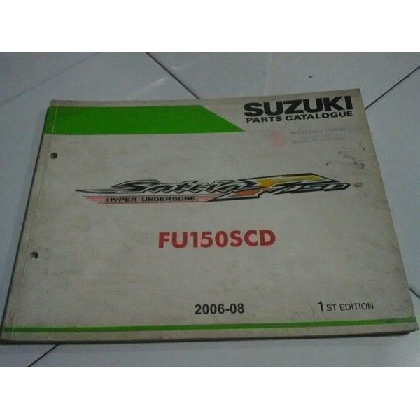 Jual Buku Manual Part Katalog Catalog Suzuki Satria Fu F Cbu Old