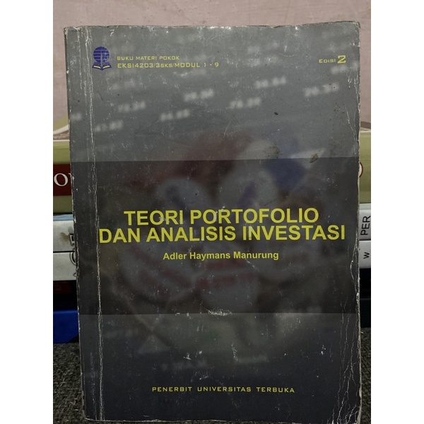 Jual Teori Portofolio Dan Analisis Investasi Edisi Shopee Indonesia