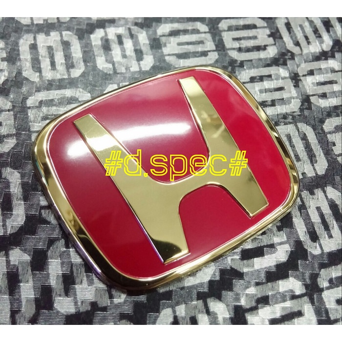 Jual Logo Emblem Stir Honda Merah Gold D Shopee Indonesia