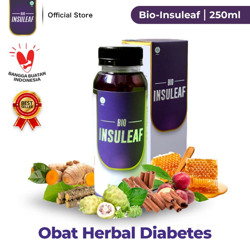 Jual Obat Herbal Diabetes Bio Insuleaf Turunkan Gula Darah Botol