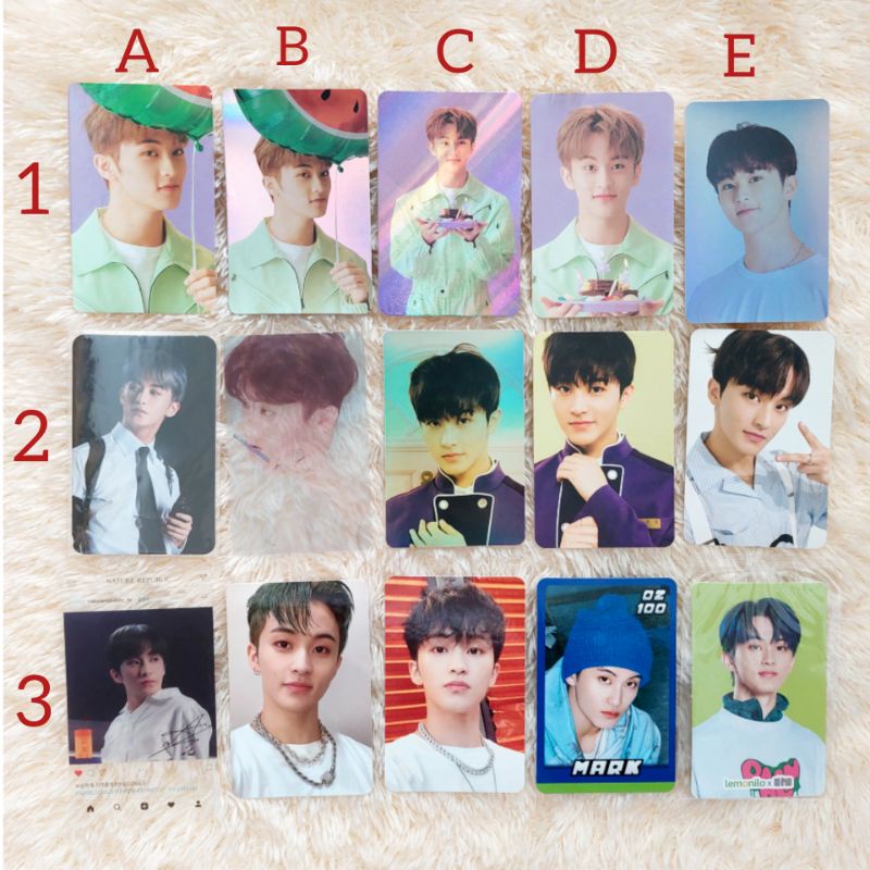 Jual Nct Mark Photocard Pc Pob Benefit Season Greetings