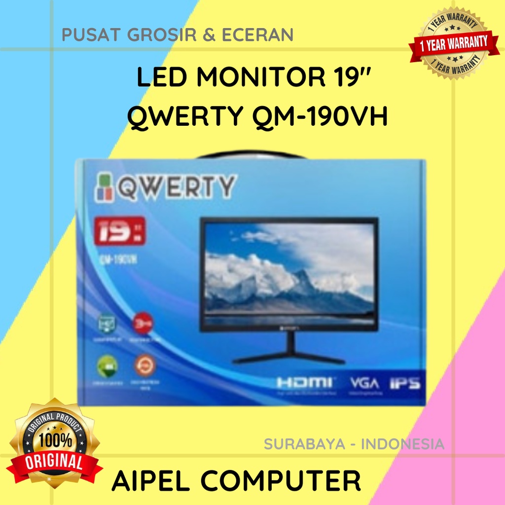 Jual Qwerty Led Monitor Qwerty Qm Vh Shopee Indonesia