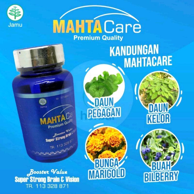 Jual Mahtacare Obat Kesehatan Mata Mah Tacare Asli Kapsul Original