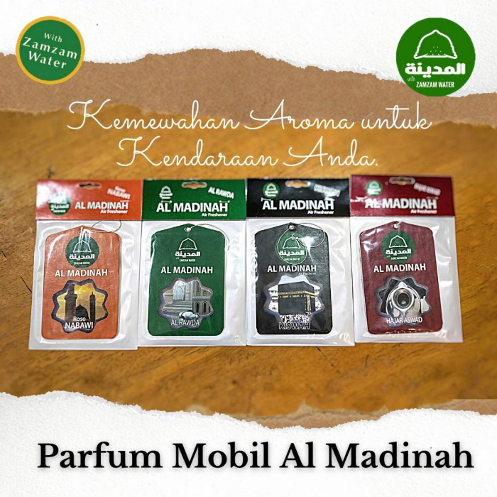 Jual Ready Parfum Mobil Al Madinah Rose Nabawi Al Rawda Kiswah