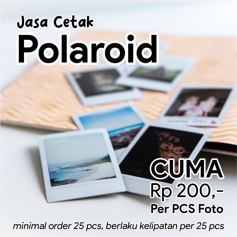 Jual COD CETAK FOTO POLAROID 2R CETAK POLAROID FOTO POLAROID