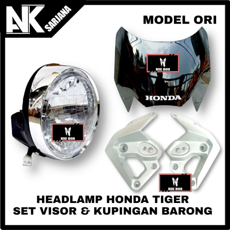 Jual REFLEKTOR LAMPU DEPAN HEADLAMP HONDA TIGER TIREV TIGER REVO SET