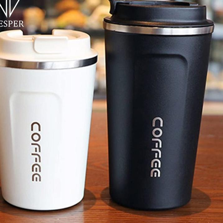 Jual Tumbler Kopi Portable Travel Cup BISA CUSTOM CETAK NAMA Atau