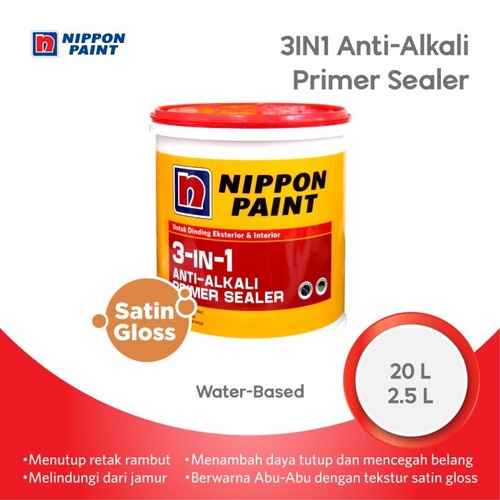 Jual Cat Dasar Wall Sealer Anti Alkali In Nippon Paint Liter