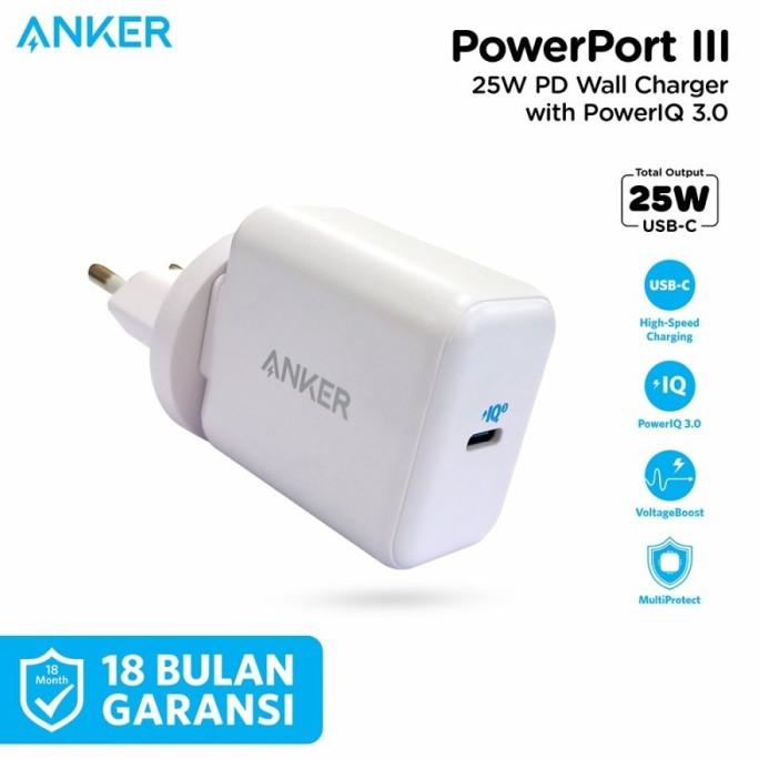 Jual Anker Charger W Powerport Iii Pps Pd Super Fast Usb Type C