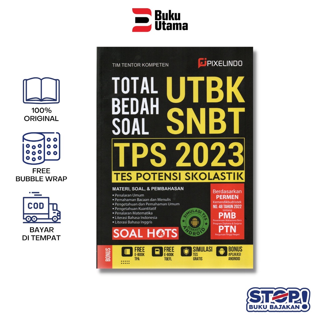 Jual Buku Total Bedah Soal Utbk Snbt Tps Tes Potensi Skolastik