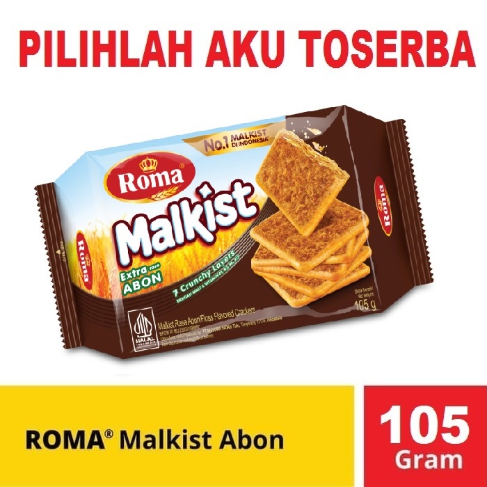 Jual Biskuit Roma Malkist Abon Crackers 105 Gr HARGA SATUAN