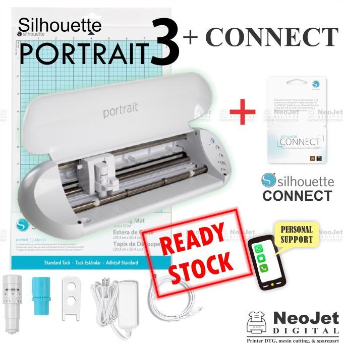 Jual Paket Mesin Cutting Sticker Sablon Cameo Mini Portrait Connect