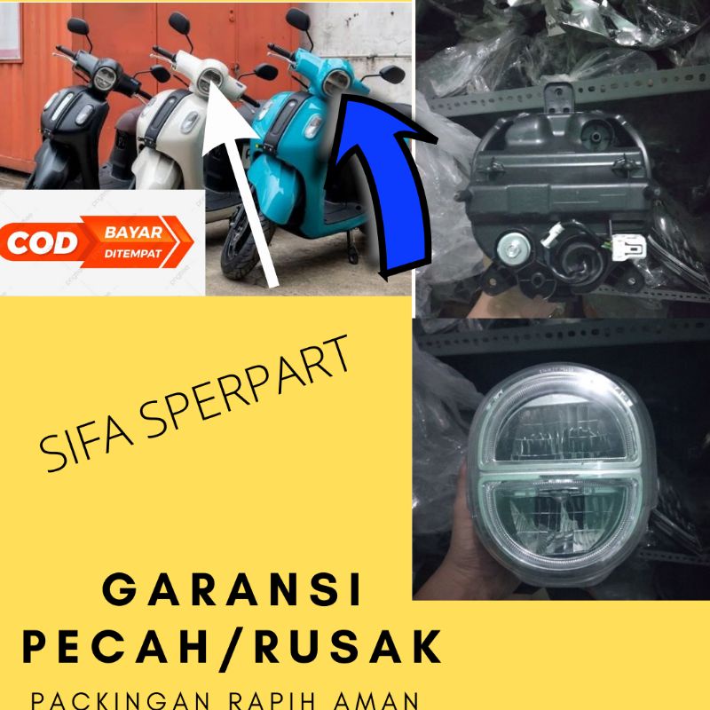 Jual Headlamp Head Lamp Heatlamp Headlight Lampu Depan Reflektor