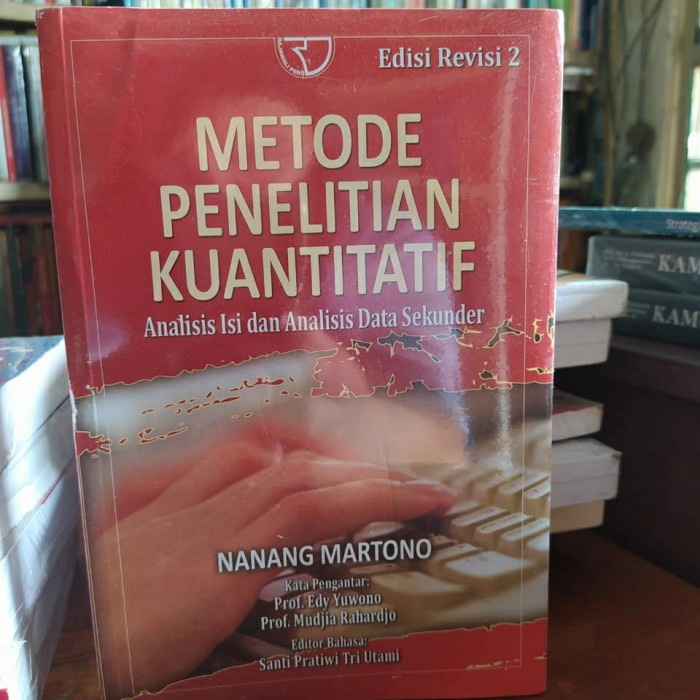 Jual Bisa Cod Buku Metode Penelitian Kuantitatif Edisi Revisi Ori