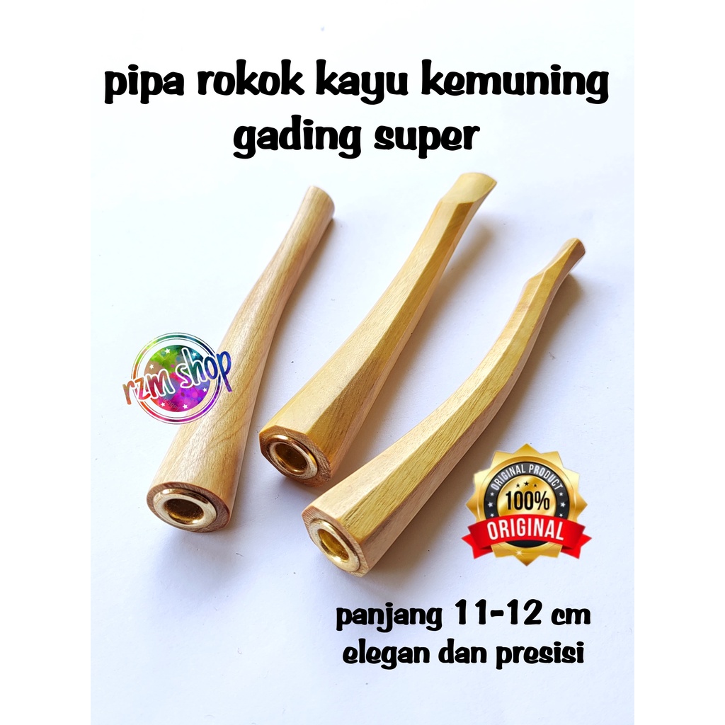 Jual Pipa Rokok Kayu Kemuning Gading Super Shopee Indonesia