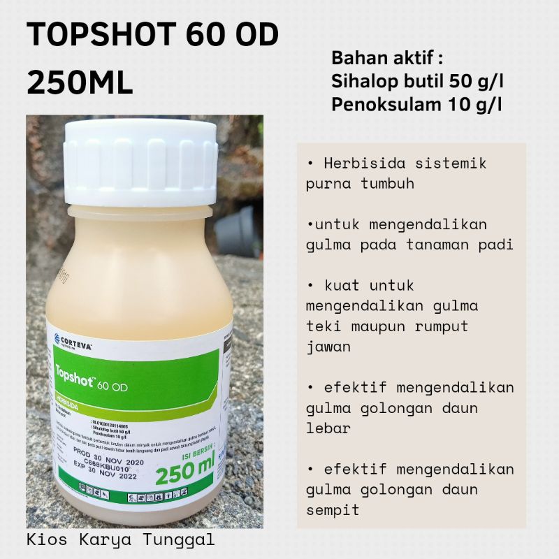 Jual Herbisida Topshot Ml Obat Rumput Teki Shopee Indonesia