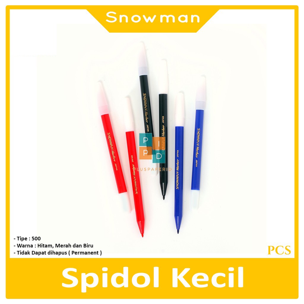 Jual Snowman Spidol Marker Pensil Kecil Pcs Shopee Indonesia