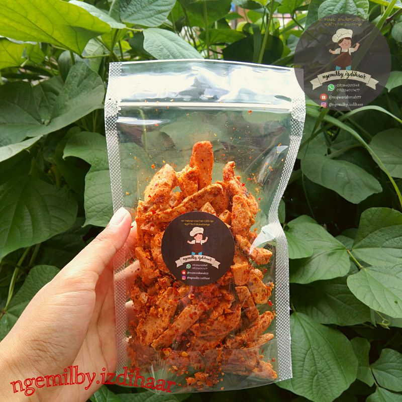 Jual Basreng Pedas Daun Jeruk Kemasan 100gr Shopee Indonesia