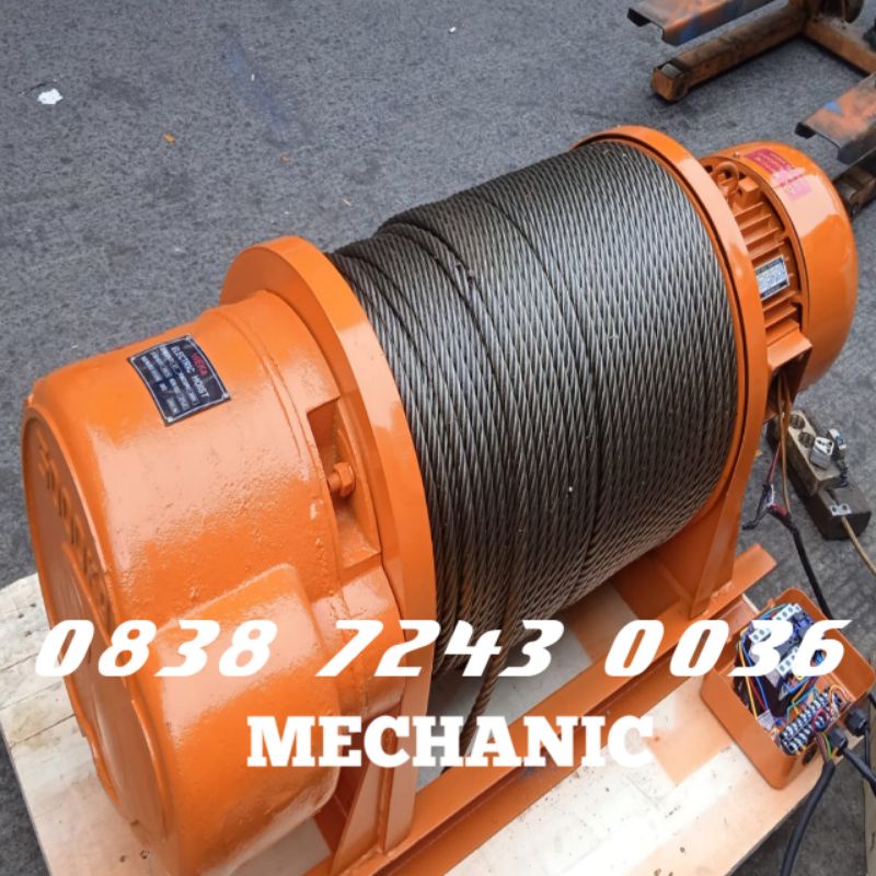 Jual Electric Winch Hoist 5 Ton 150 Meter Weka Hoist Winch Electric 5T