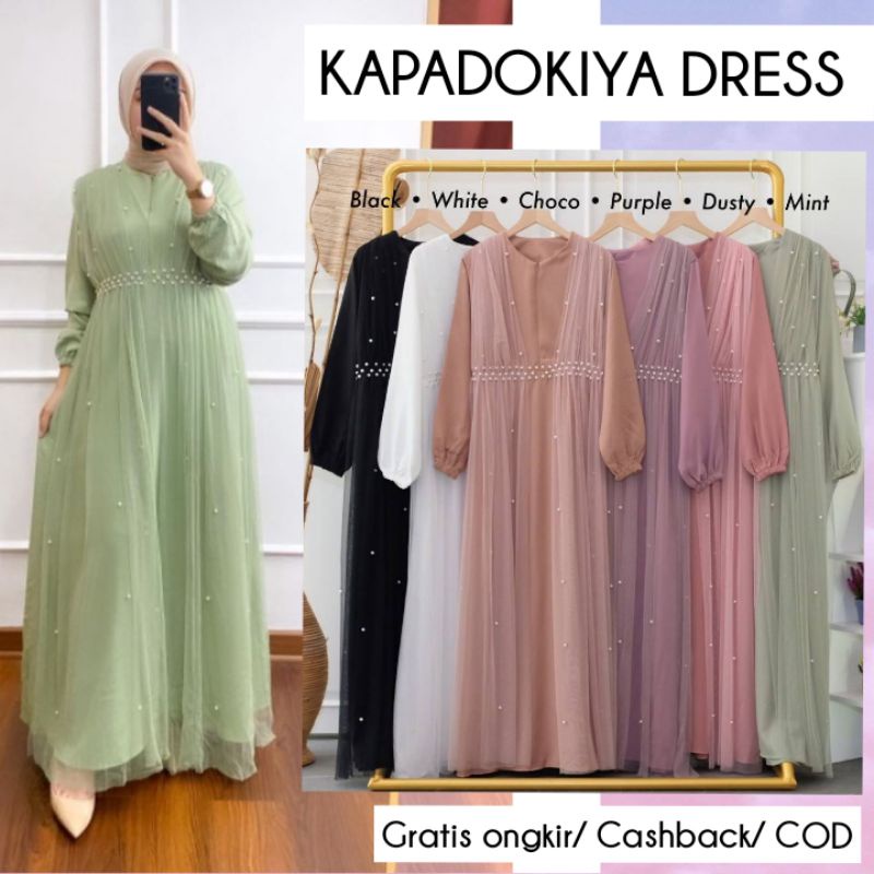 Jual Ready Stok Kapadokiya Baju Kondangan Dress Kondangan Gamis