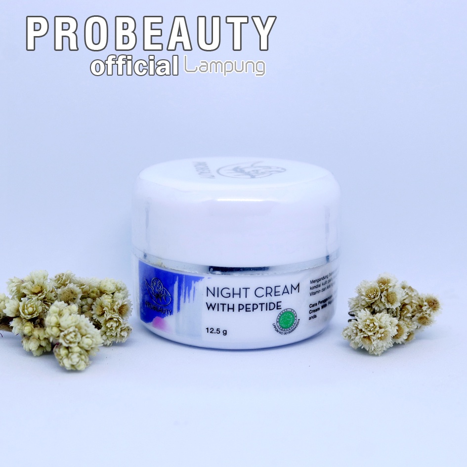 Jual Probeauty Night Cream With Peptide Skincare Pelembab Krim Malam