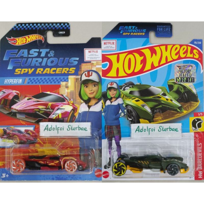 Jual Hotwheels Hot Wheels Hyperfin Edisi Fast Furious Spy Racers