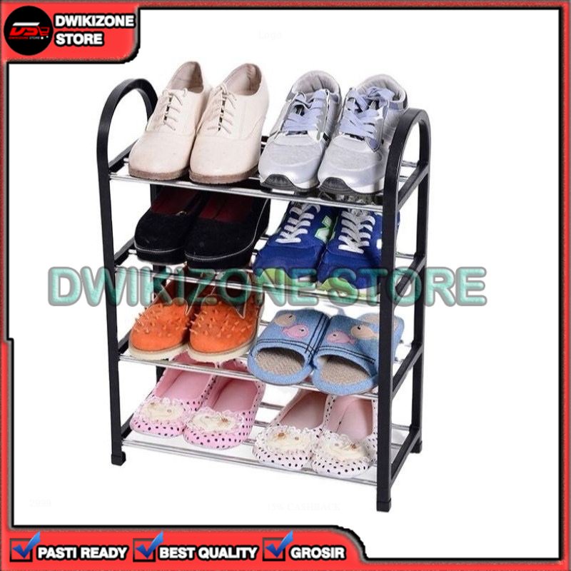 Jual Dzs Rak Sepatu Sandal Susun Organizer Serbaguna Shopee Indonesia