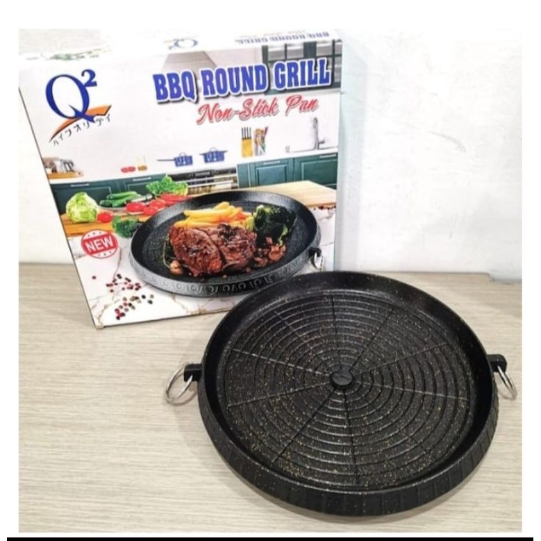 Jual Barbeque Pemanggang Grill Pan Bulat Bulgogi Shopee Indonesia